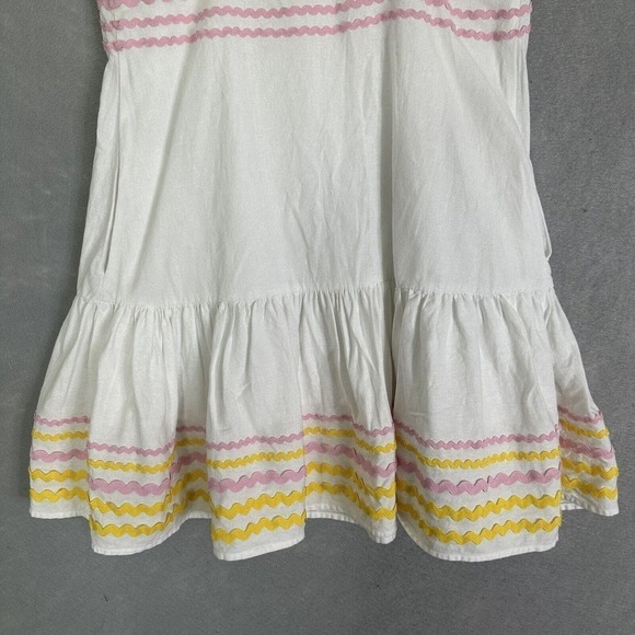 Lisa Marie Fernandez Target Dress Women Sz Small Mini Sundress Summer Rick Rack - Picture 13 of 15